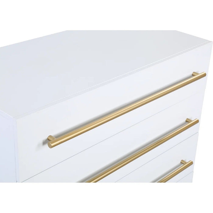 Contemporary 5 Drawer Chest For Bedroom