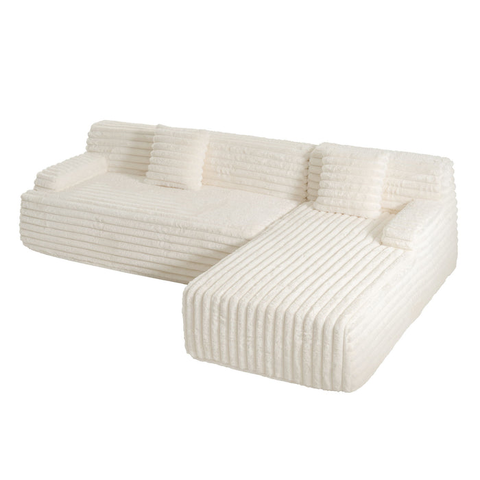 Cloud Sectional Sofa Upholstered Couch Free Combined Sofa