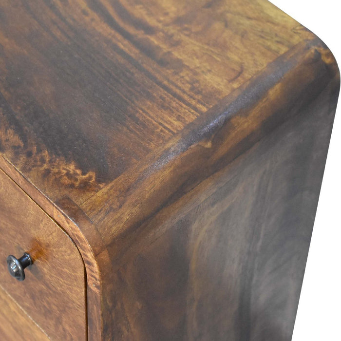 3 Drawer Mini Curved Chest
