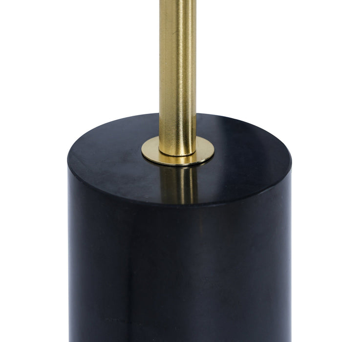 Desk Lamp With Drum Shade - Black