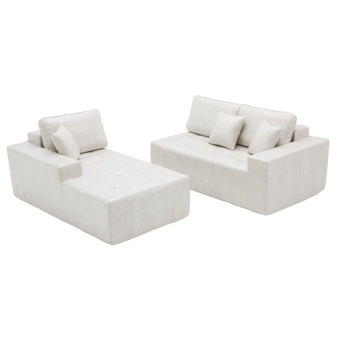 L - Shaped Corner Chaise Sofa Bed