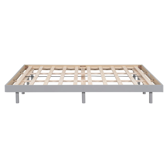 Modern Floating Platform Bed Frame