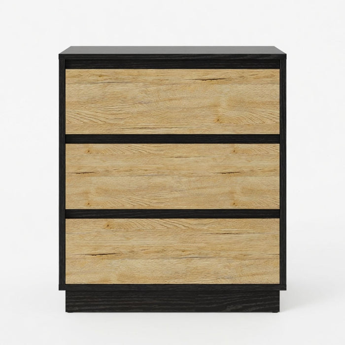 3 Drawer Nightstand, Bedroom Side Table