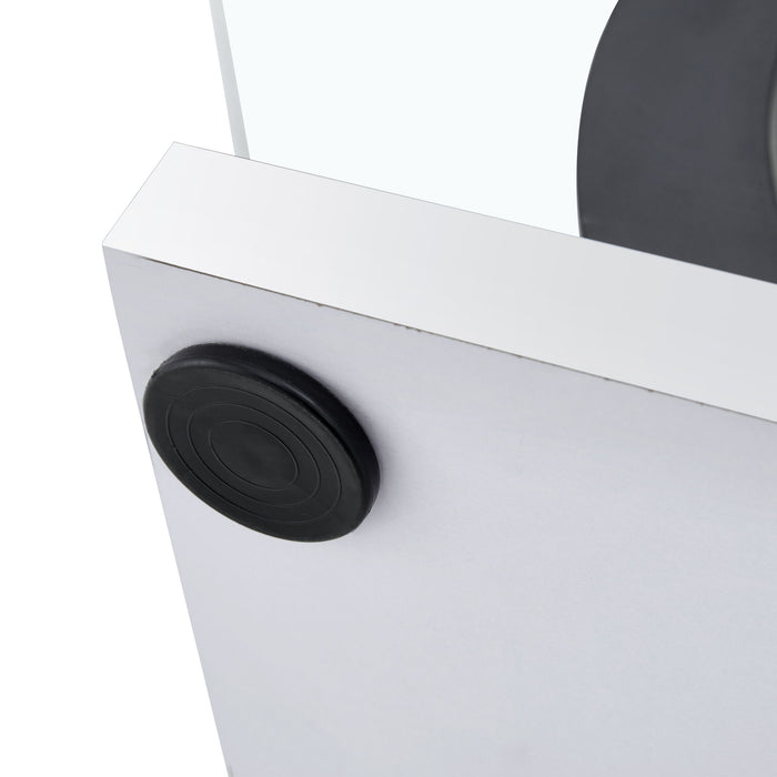 Contemporary Style Glass Top Coffee Table