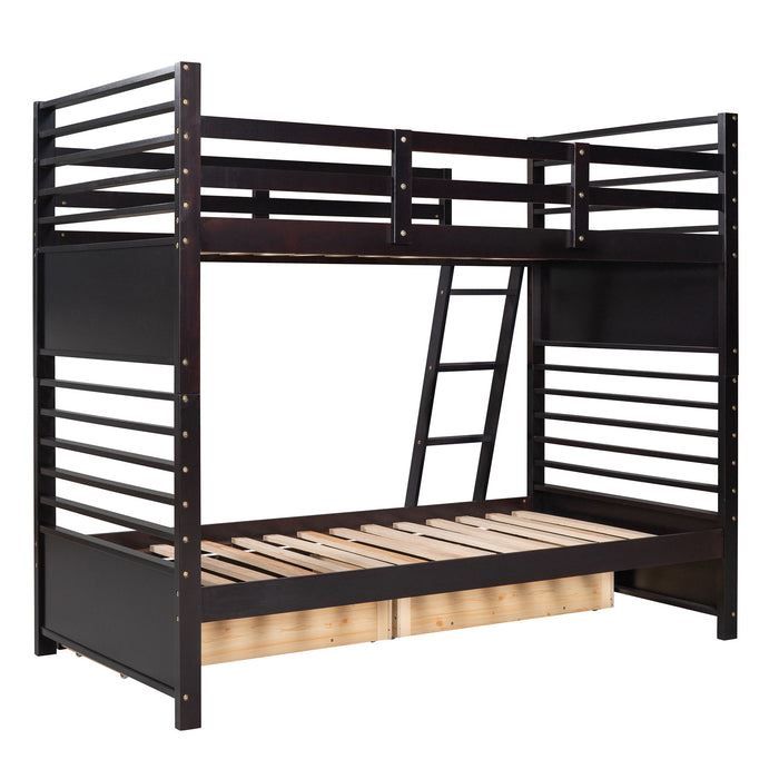 Bunk Bed With 2 Drawers
