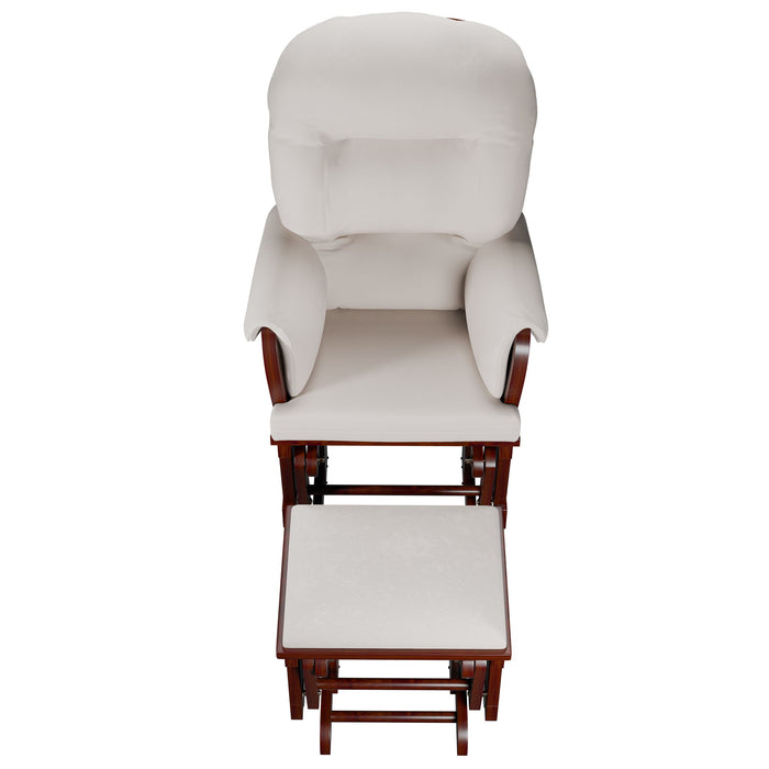 Glider Chair With Ottoman