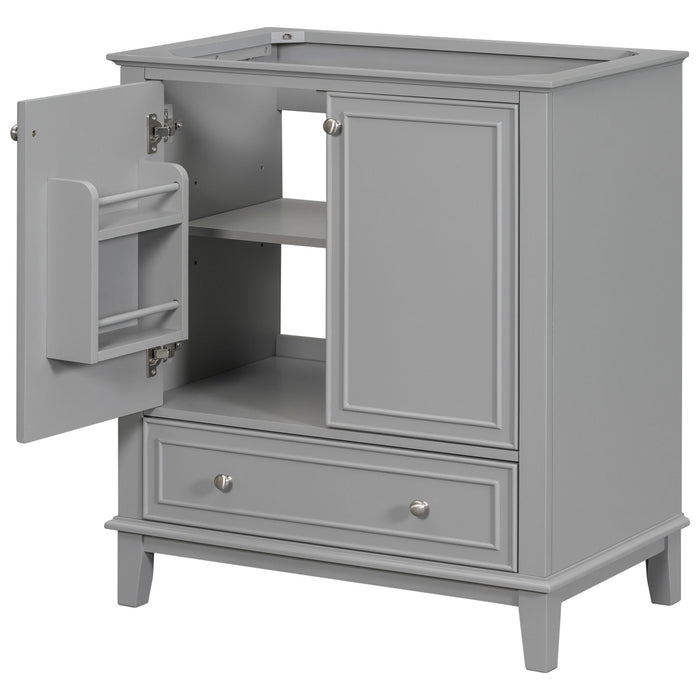 Modern Bathroom Vanity Base Only With Doors And Drawer