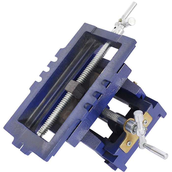 Industrial Quality Cross Slide Vise, Drill Press Metal Milling 2 Way X - Y