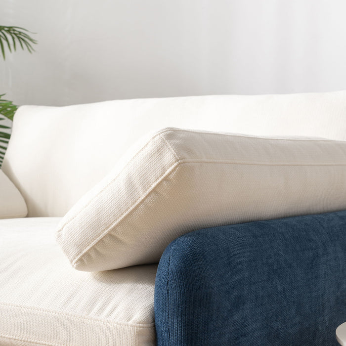 Oversized Single Sofa Chair Wide And Deep Seat, Modern Upholstered Comfy Blocking Couch Lounge With Pillows