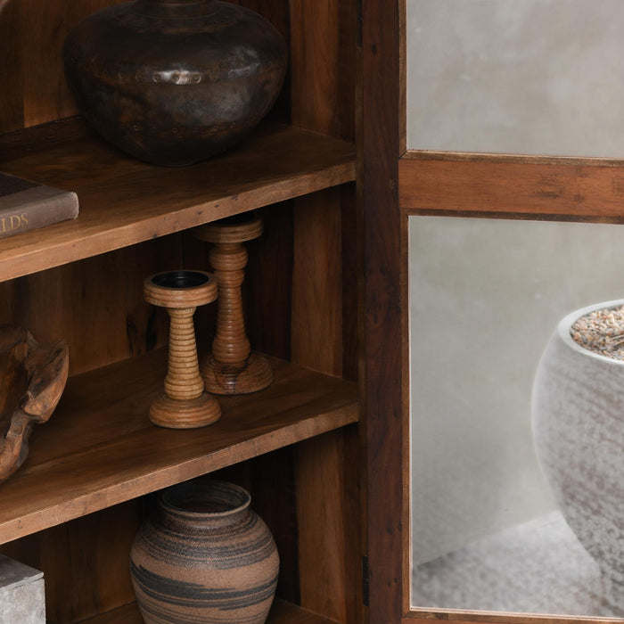 Zion - Reclaimed Wood Tall Cabinet - Natural