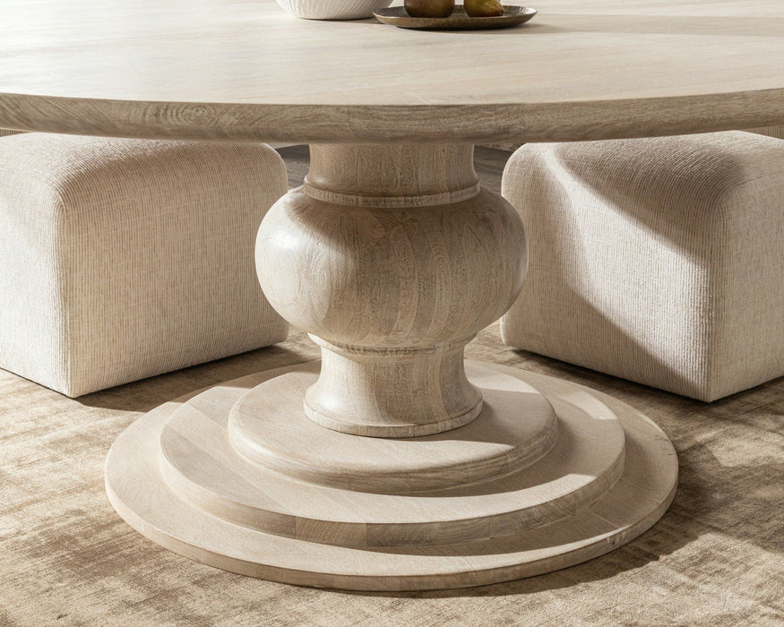 Hera - Dining Table - Creamwood