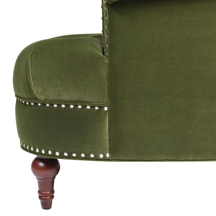 La Rosa - Victorian Tufted Upholstered Accent Chair