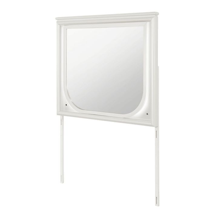 Uriuni - Large Scale Mirror With LED Light - Off White