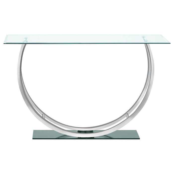 Garrett - Console Table - Chrome