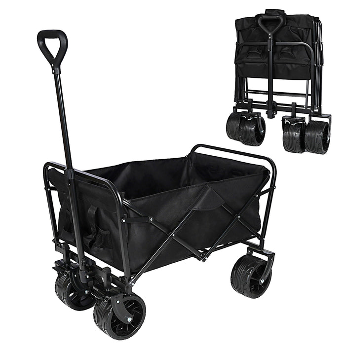 Wagons Carts Heavy Duty Foldable With Big Wheels