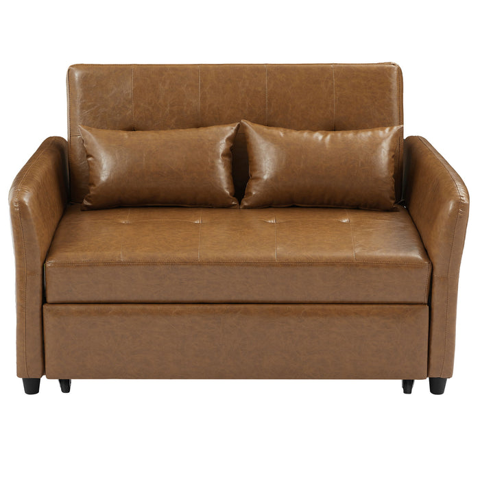 Convertible Sleeper Bed, Adjustable Oversized Armchair With 3 USB Ports