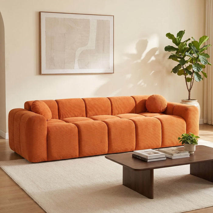Extra Large Compression Sofa, Cloud Puff Couch For Living Room