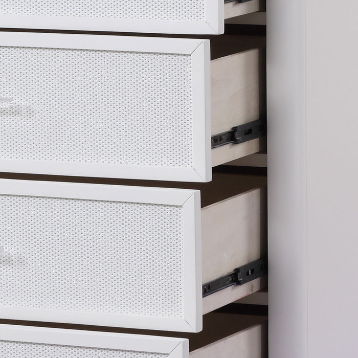 Opium - 5 Drawer Chest - White