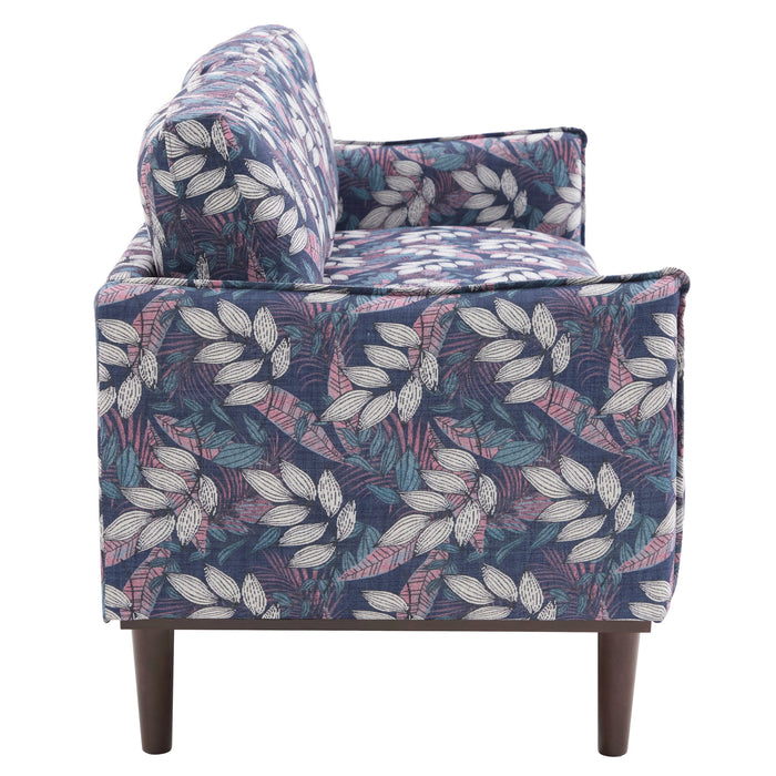 2 Seater Loveseat Sofa With Spacious Seating Area