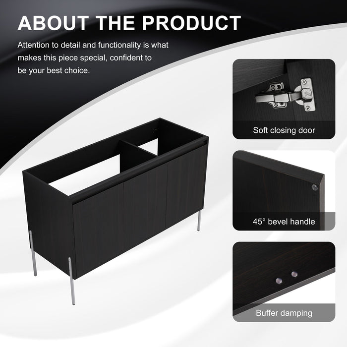 Freestanding Bathroom Vanity & Soft Close Cabinet Doors