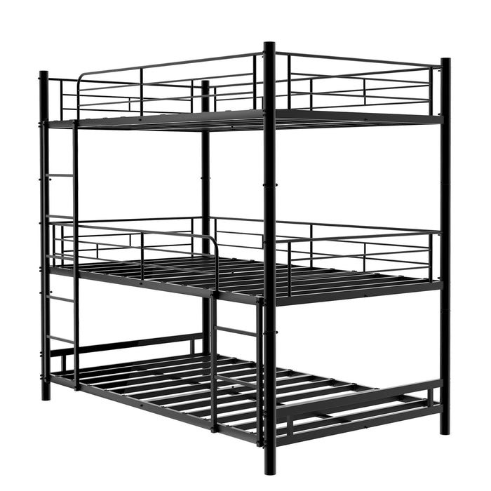Triple Frame Bed With Built In Ladder