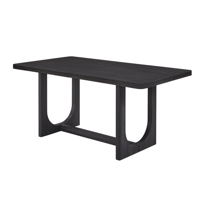 Dining Table Set, Rectangular Kitchen Table With Upholstered Chairs