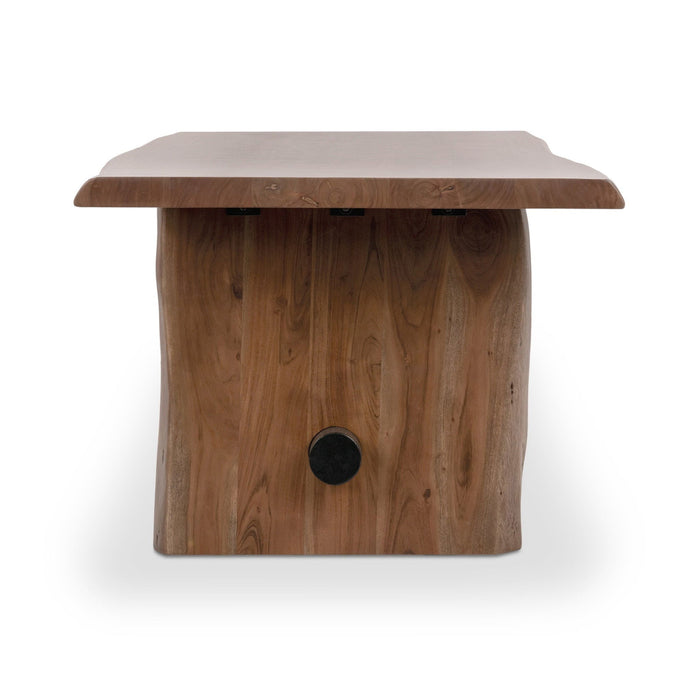 Brinton - 80" Dining Table - Acron Brown