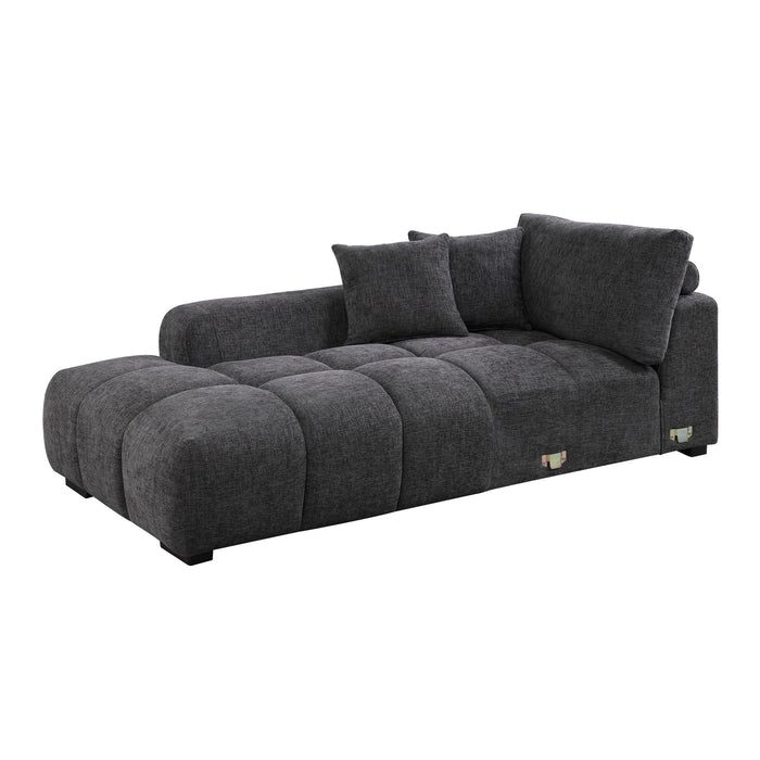 Chosen - Sectional Sofa With Toss Pillows And Chaise