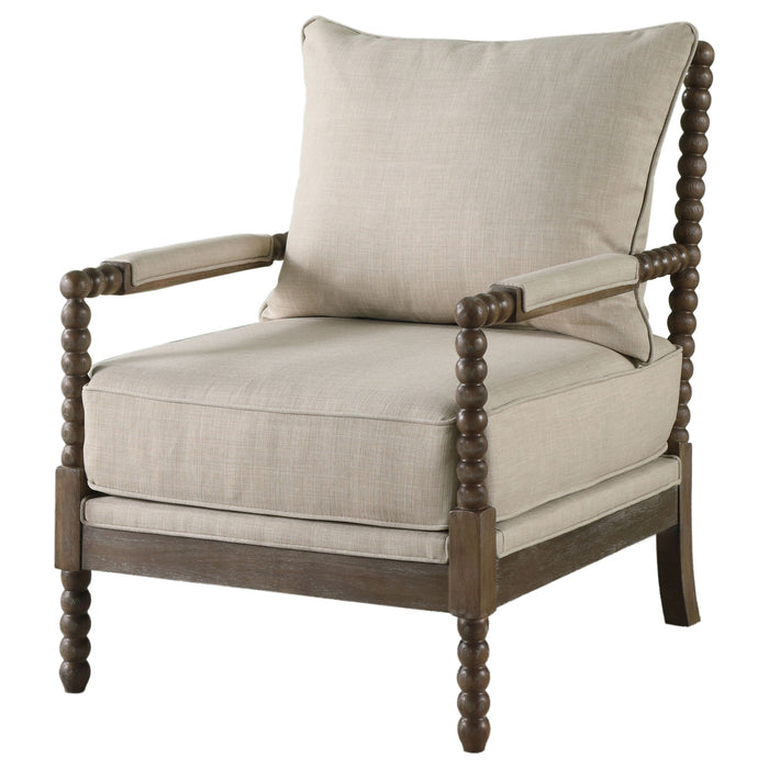 Removable Back Accent Chair