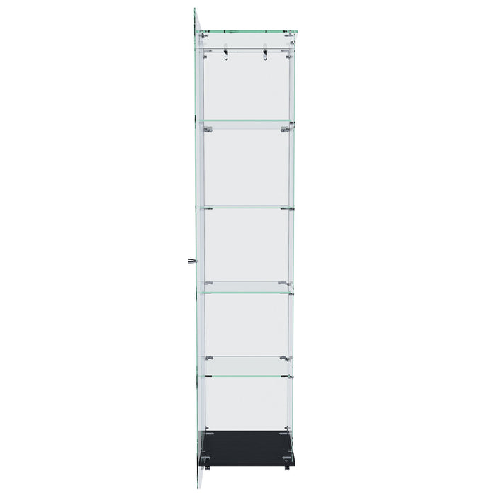 Premium 5 Tier Glass Display Case With 5 Dynamic LED Modes