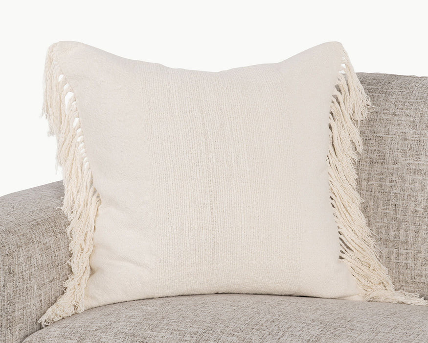 Equilibrium - 22" x 22" Volta Pillow - Ivory