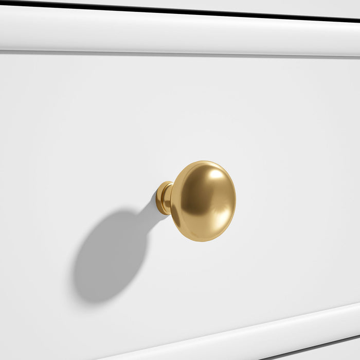 Modern Bathroom Vanity With Ceramic Sink, Freestanding, One Tip Out Drawer, 3 Side Drawers, Adjustable Shelf