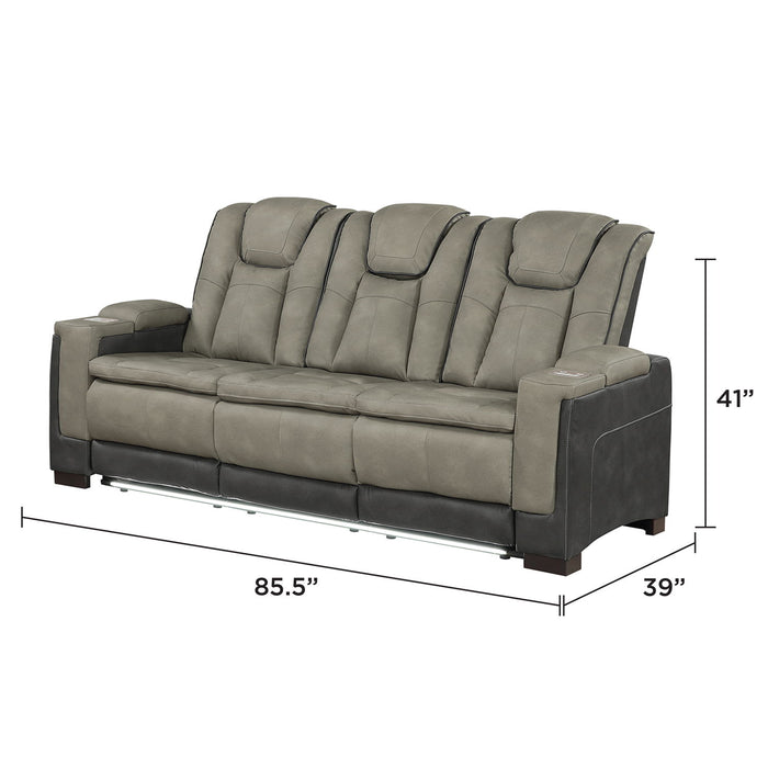 Bruno - Power Reclining Living Room Set With LED Lighting