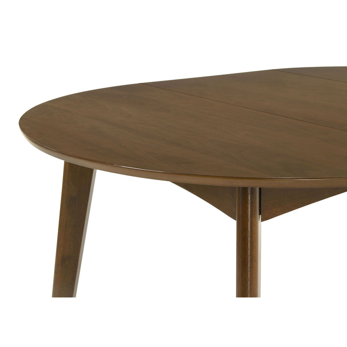 Linnea - 5 Piece Dining Set With Chairs - Dark Walnut