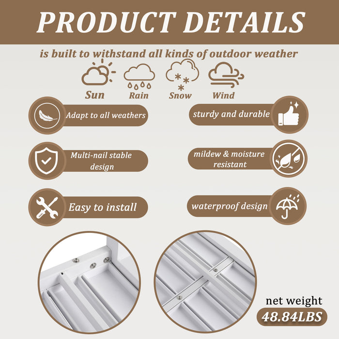 4 Pack Lounge Chair Set With Long Table