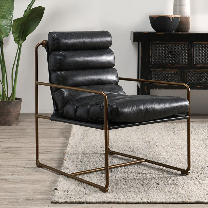 Argo - Accent Chair - Jet Black