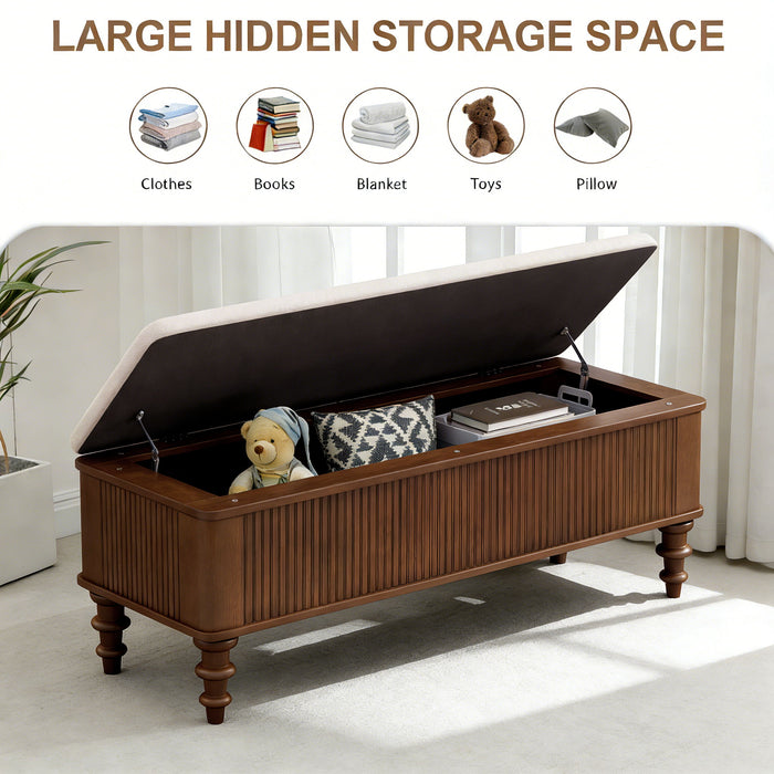 Multi Functional Storage Ottoman Bench