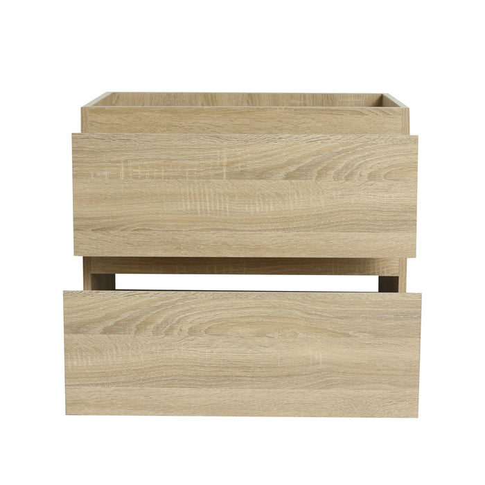 Wall Mounted Bathroom Vanity With Sink, 2 Soft Close Drawers