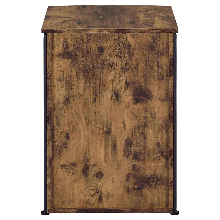 3 Drawer File Cabinet - Brown