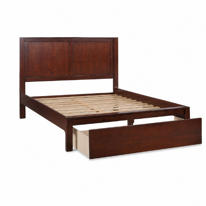 Bed With 2 Panel Headboard