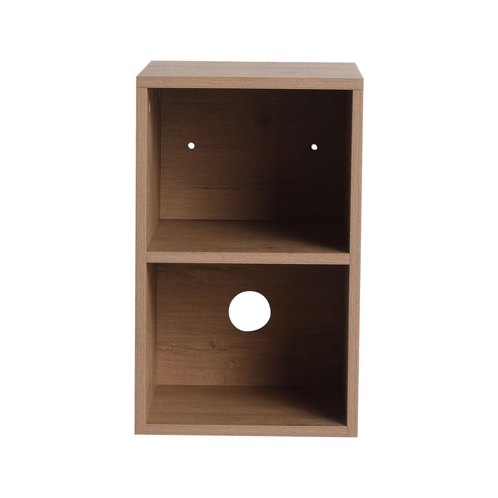 Wall Mounted Bathroom Vanity With Sink, Storage Shelves & Soft Close Door