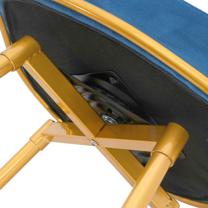 Modern Low Back Upholstered Counter Height Bar Stools (Set of 2)