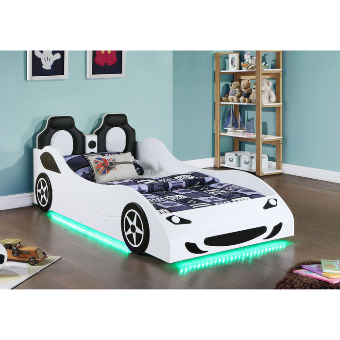 Solana - Race Car Bed With Underglow Lights