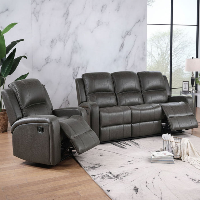 Modern Living Room Set With Square Armrest, Cushion Backrest