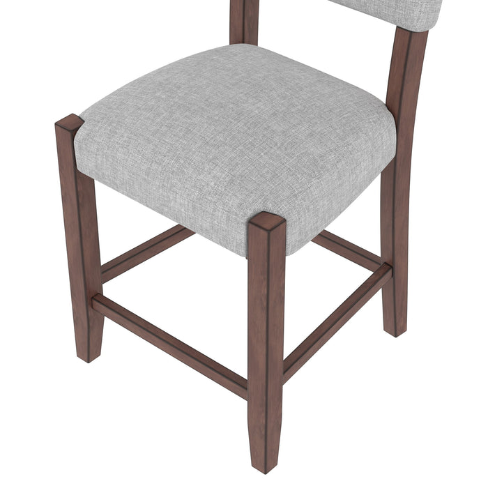 Mid Century Modern Bar Stools, Upholstered Counter Chairs