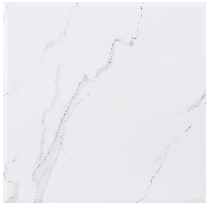 Maciel - 2 Piece Marble Coffee And End Table Set With Base Marble - White Marble