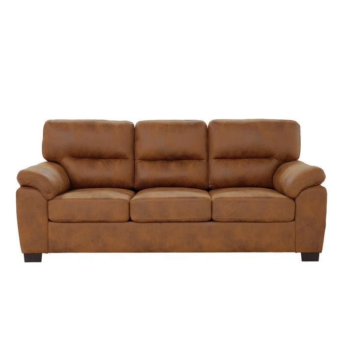 3 Seater Sofa With Padded Armrests And Triangular Leg