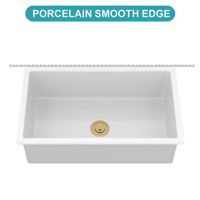 Rectangular Deep Single Bowl Kitchen Sink