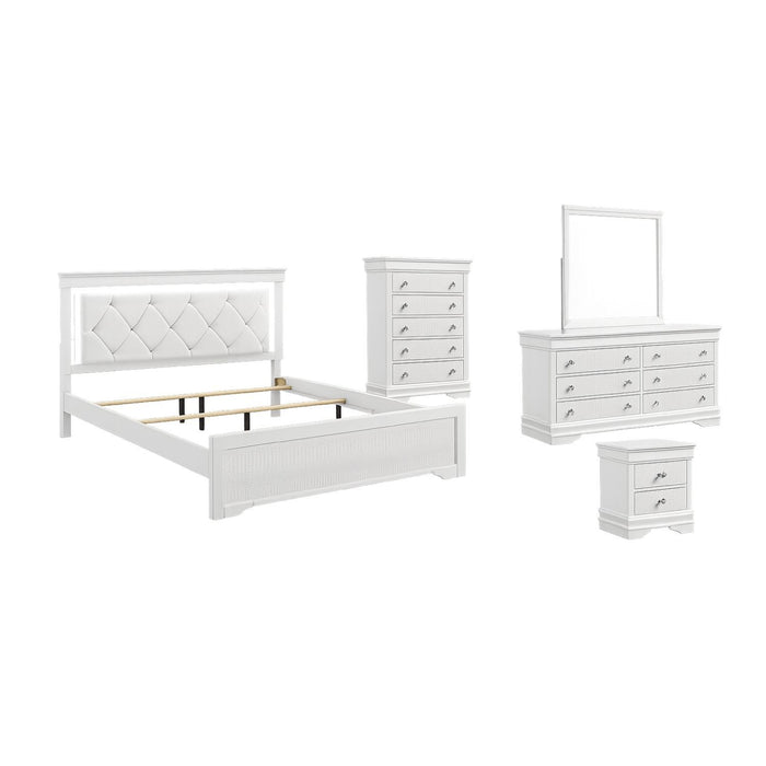Blaze - Bedroom Set With LED Headboard