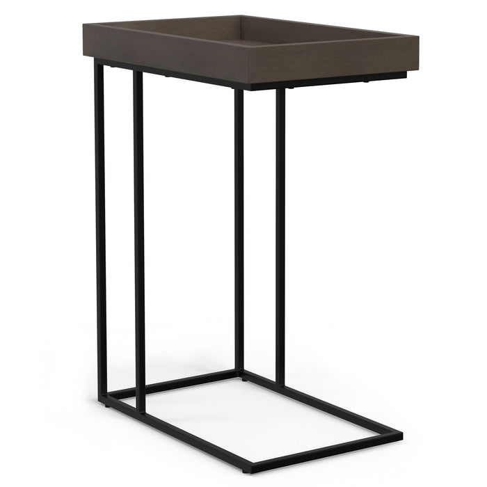 Gallagher - C-Side Table - Walnut Brown